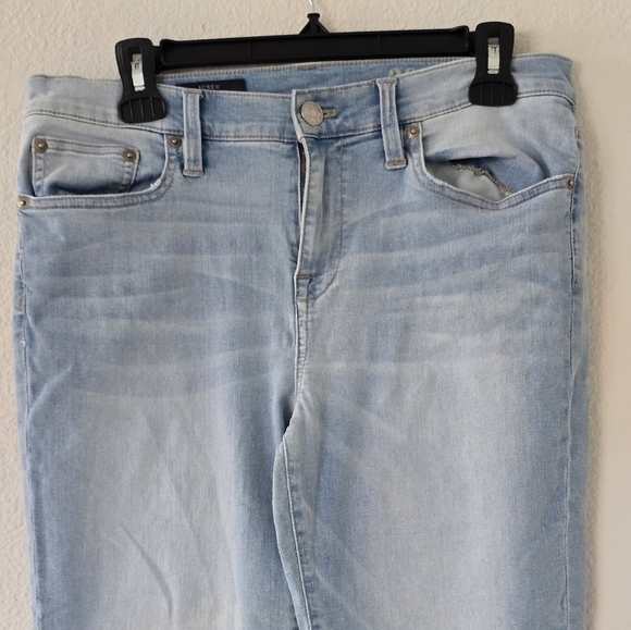 J. Crew Cropped Jeans Womens Sz 30 Clasic Vintage Blue Light Wash - Picture 4 of 16